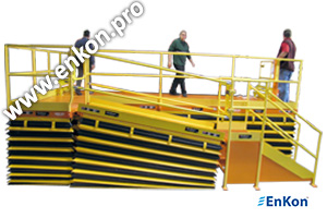 v1043-01-enkon-osha-compliant-lift-table-safety-skirt-hydraulic-powered-operator-tilt-customized-options