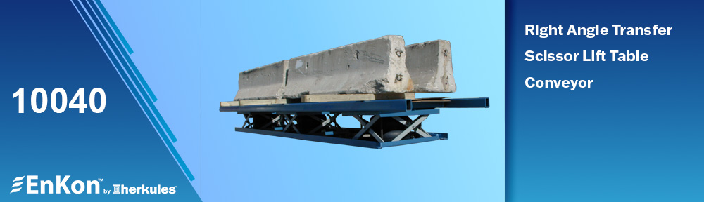 Right Angle Transfer Scissor Lift Table Conveyor