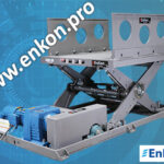 v1676-01-enkon-pallet-roller-converyor-electric-belt-drive-scissor-lift-table-metal-fabrication