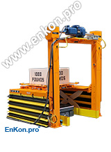 v1744-01-enkon-fully-electric-belt-drive-scissor-lift-table-automated-material-handling-lift
