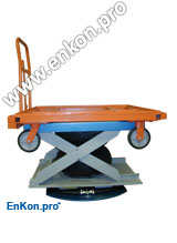 vr970_01_enkon_air_scissor_lift_table_cart_lift_rotate_system